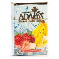 Табак Adalya - Strawberry Banana Ice (Ледяная Клубника и Банан, 50 грамм, Акциз) — 